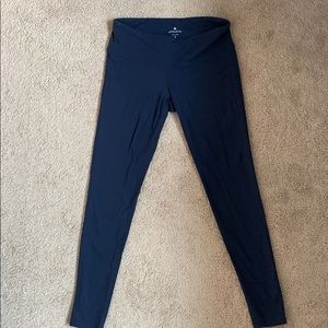 Navy Athleta leggings, small
